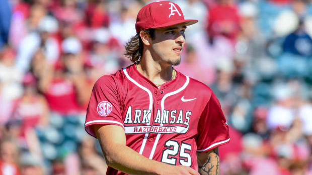 Brady Tygart on the mound against Murray State
